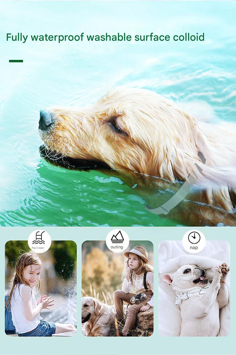 Grey 38cm Adjustable Flea and Tick Collar for Dogs and Cats - 8 Month Protection, Waterproof TPR Design with Safety Release - Repels Fleas, Ticks, and Mosquitoes for Small to Large Pets