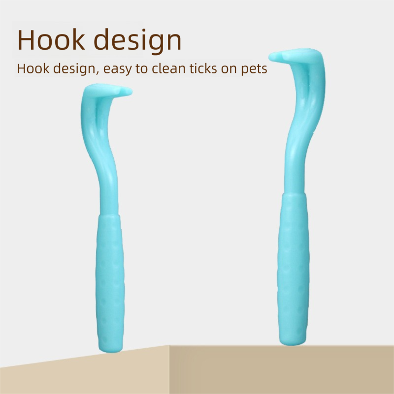 2-Pack Dark blue Pet Tick Remover Tool Set - Small Medium Large Flea and Tick Hook Removers