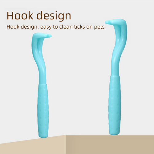 2-Pack Dark blue Pet Tick Remover Tool Set - Small Medium Large Flea and Tick Hook Removers