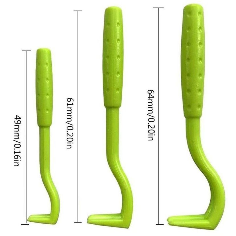 2-Pack Dark blue Pet Tick Remover Tool Set - Small Medium Large Flea and Tick Hook Removers